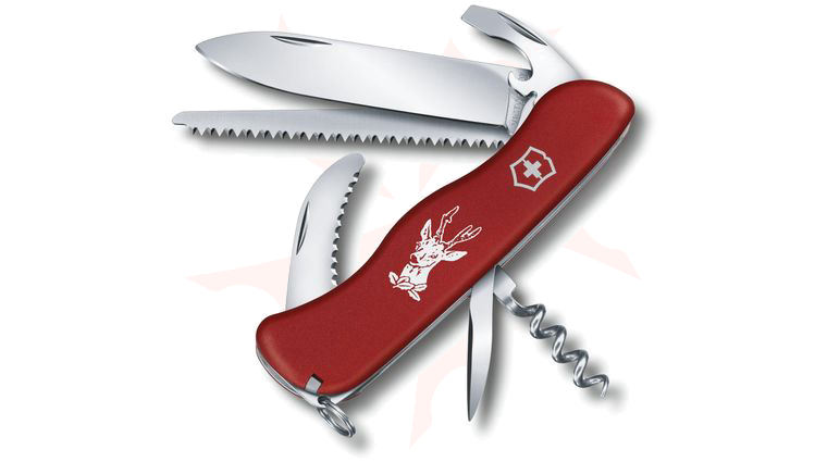 Victorinox Swiss Army Hunter Multi-Tool, Red, 4.4 inch Closed