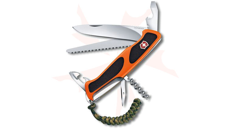 Victorinox Swiss Army 2019 Special Edition RangerGrip 55 Autumn Spirit Multi-Tool 5.125 inch Orange and Black Handles