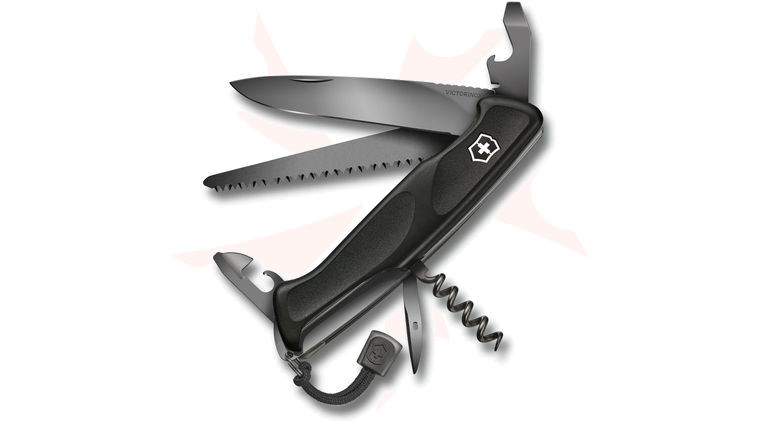 Victorinox Swiss Army RangerGrip 55 Multi-Tool, Onyx Black, 5.1 inch Closed