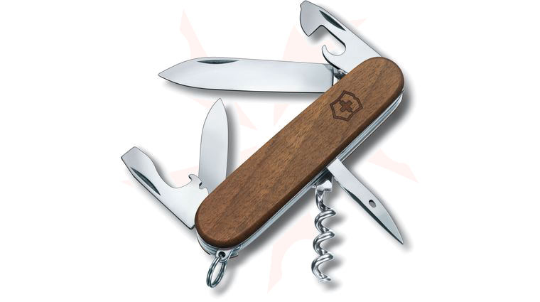 Victorinox Swiss Army Spartan Multi-Tool, Walnut Wood, 3.58 inch Closed