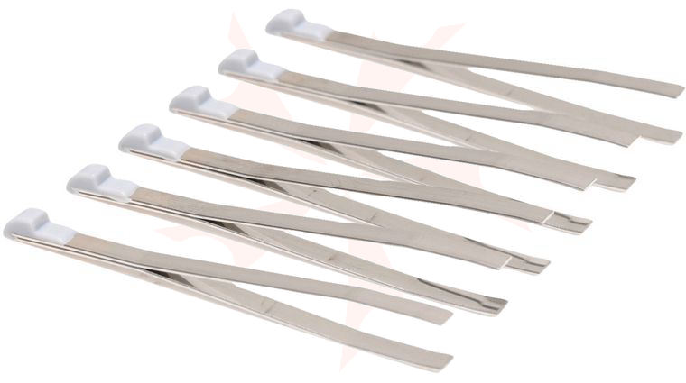 Victorinox Swiss Army Large Replacement Tweezers Fits Knives 85mm (3.35''), 91mm (3.5 inch), 111mm (4.37''), 130mm (5.12''), 6 Pack (Old SKU 38416)