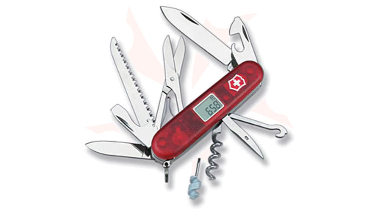 Swiss Army Altimeter Plus w/ 3.5 inch Red Handle - 16 Functions