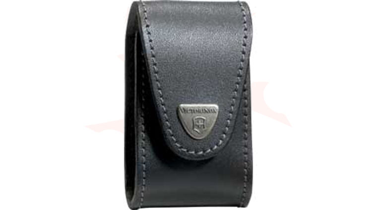 Victorinox Swiss Army Pocket Champ XLT Pouch- Black Leather (Old Sku 33240)
