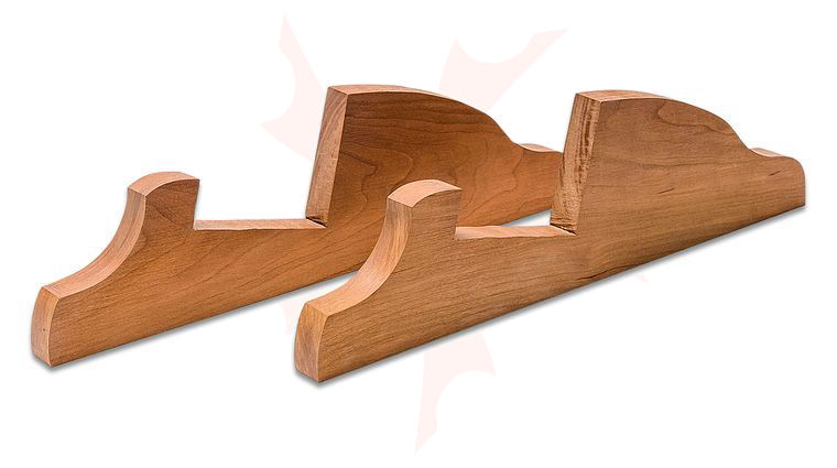 S&D Enterprises Display Case Feet - Cherry Wood For 2.875 inch Case