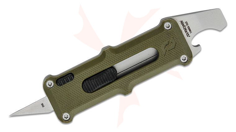 Schrade Delta Class Journeyman Utility Multi-Tool Knife, Replaceable Xacto Blade, OD Green G10 and Stainless Steel Handle