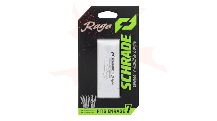 Schrade Enrage 7 Hunting Combo Replacement Blades, 6-Pack