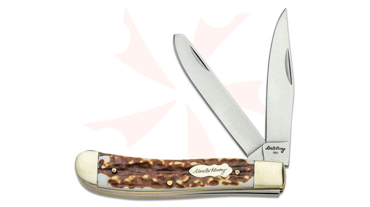 Schrade Uncle Henry 285UH Pro Trapper, Next Gen Staglon Handles, 3.8 inch Closed