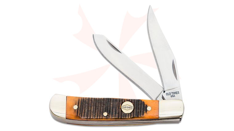 Schrade Old Timer USA Made Generational Series 94OTG Two Blade Trapper Folding Knife, 3 inch Closed