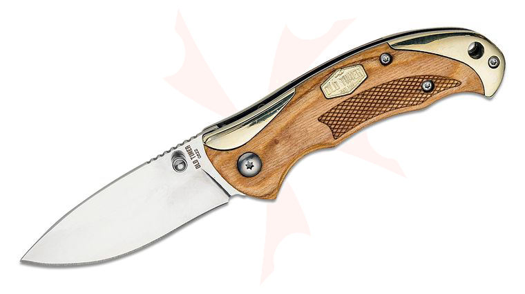 Schrade 900OT Old Timer Assisted Folding Knife 2.8 inch Polished Drop Point Blade, Pakkwood Handles