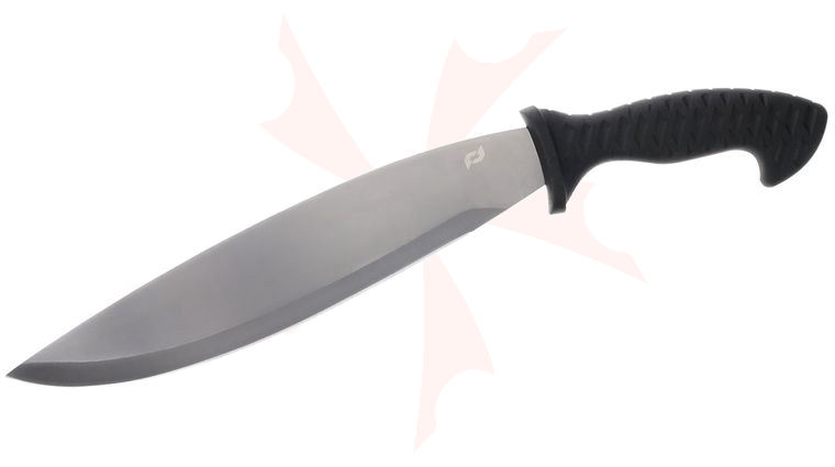 Schrade Delta Class Decimate Bolo Machete 12 inch Cr13 Blade, Black Overmold Handles, Injection Molded Sheath