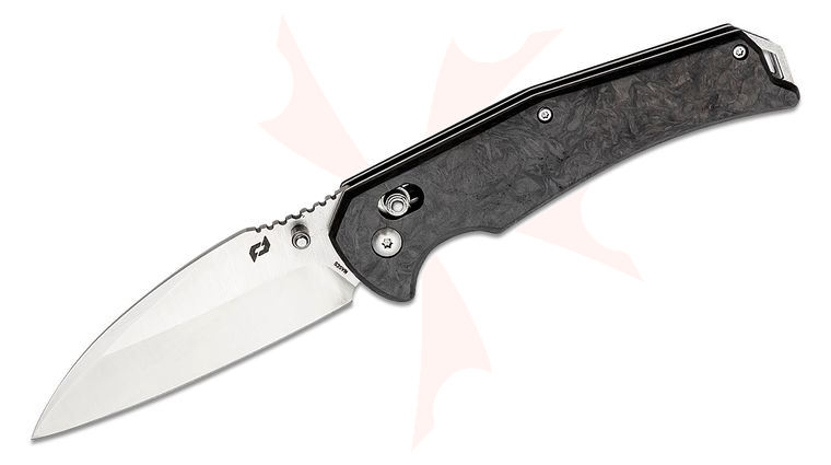 Schrade Alpha Class Radok Folding Knife 3.75 inch S35VN Satin Sheepsfoot Blade, Carbon Fiber Handles