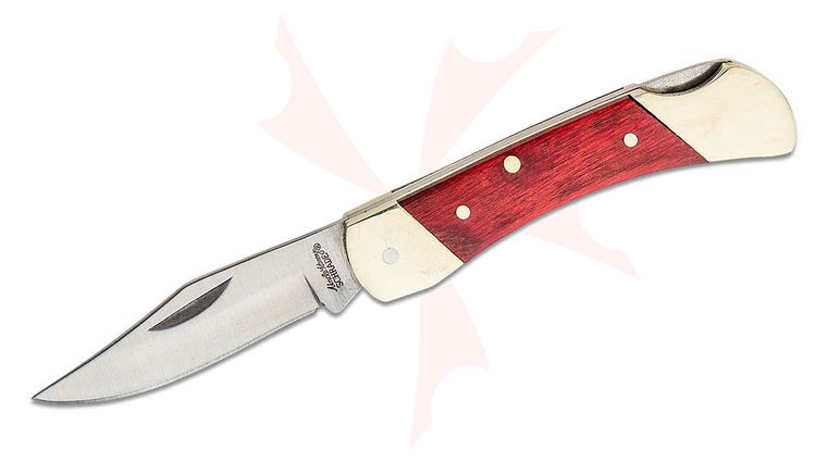Schrade Uncle Henry 2.2 inch Brown Bear Lockback Folder, Rosewood Handles