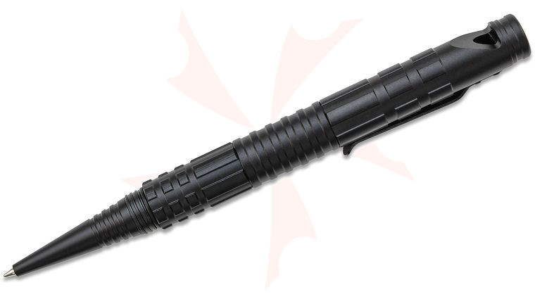 Schrade Tactical Survival Pen with Fire Steel, Striker & Whistle, Black Aluminum