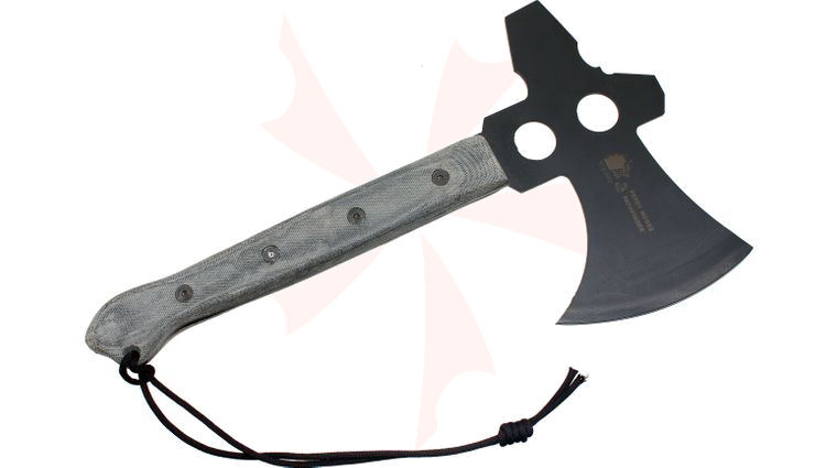 Scorpion Knives Pathfinder Axe by Perry McGee, Micarta Handles, 15 inch Overall (PA-1)