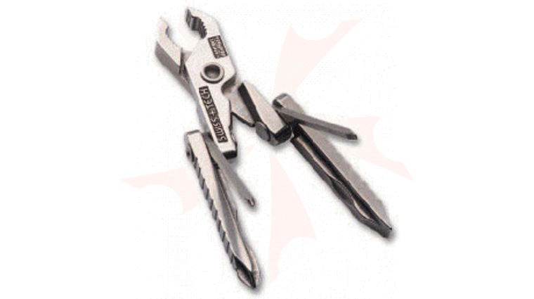 Swiss Tech MicroPlus 8-in-1 Mini Keyring Tool, Giftboxed Polished