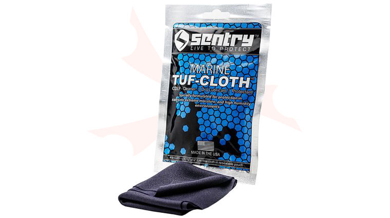 Sentry Solutions Marine Tuf-Cloth CDLP Cleaner, Dry-Lubricant, Protectant 12 inch x 12 inch Cloth, Pouch (91020)