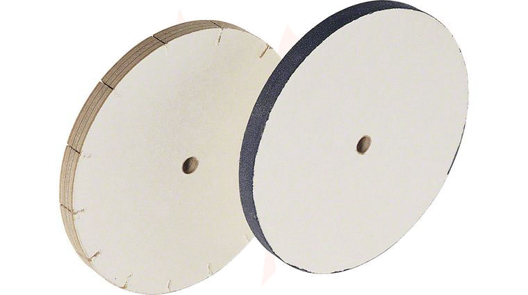 Slicing Edge Sharpening System With 8 inch Grit Wheel and Polishing Wheel