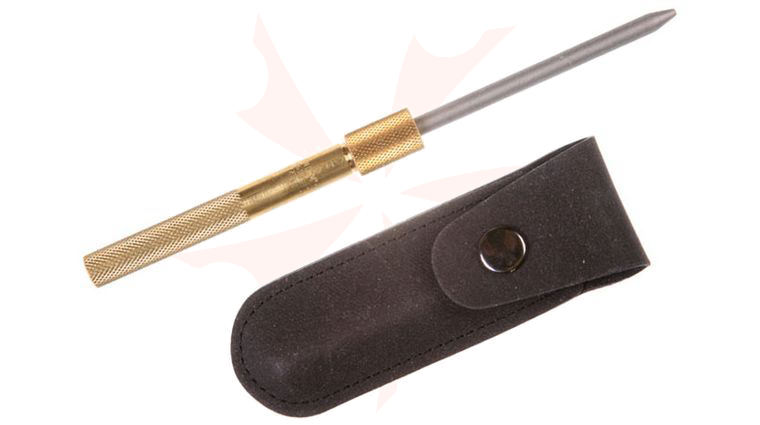 EZE-LAP 3-1/4 inch x 1/4 inch Diamond Round Sharpener in Aluminum Handle