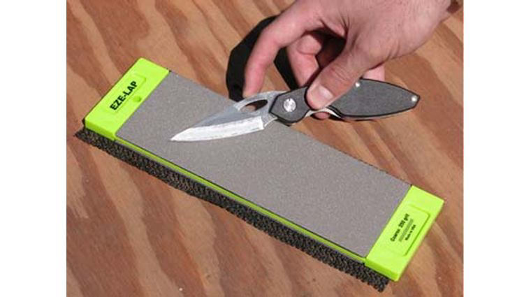 EZE-LAP 3 inch x 8 inch Double Sided Stone, Super Fine Grit (1200) / Fine Grit (600)