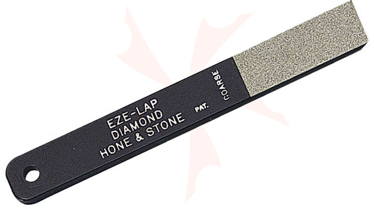 EZE-LAP Diamond Sharpener Coarse 250 Grit, Black Handle