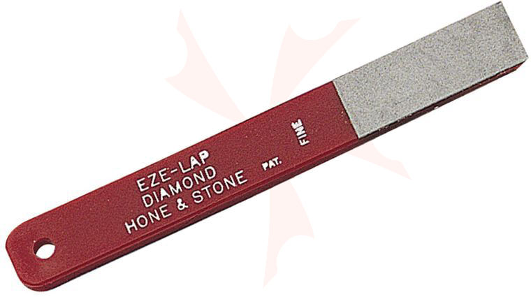 EZE-LAP Diamond Sharpener Fine 600 Grit, Red Handle