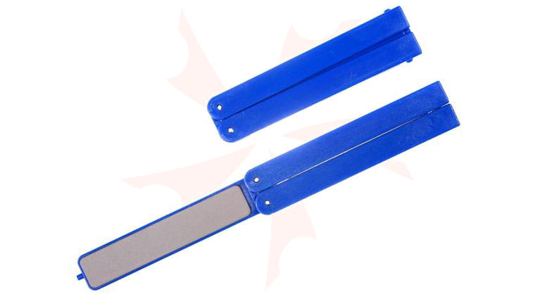EZE-LAP EZE-Fold Super Fine Diamond Sharpener, 1200 Grit, Blue Handles