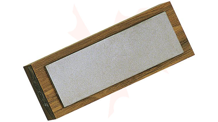 EZE-LAP Diamond Benchstone 6 inch x 2 inch Walnut block Fine Grit