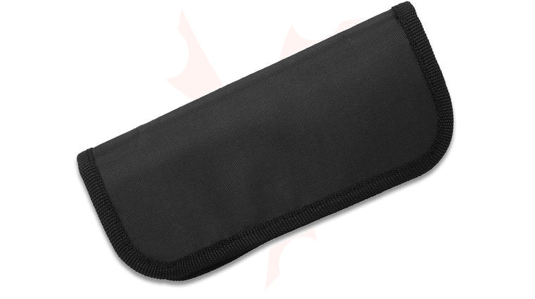 Carry All Heavy Nylon Zipper Knife Case Pouch 5.5 inch, Black
