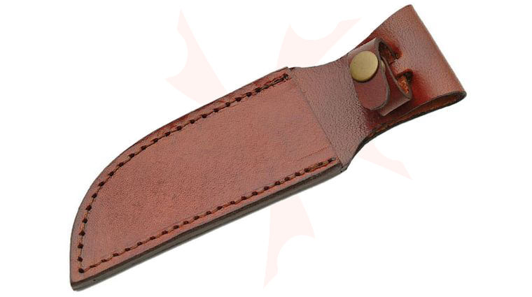 Brown Leather Sheath, Fits Most Fixed Blades Up to 5 inch