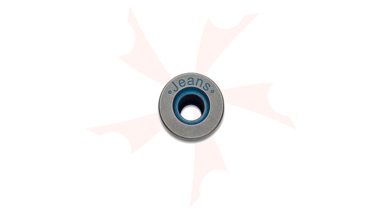 Shirogorov Custom Limited Edition Blue Titanium Jeans Lanyard Bead