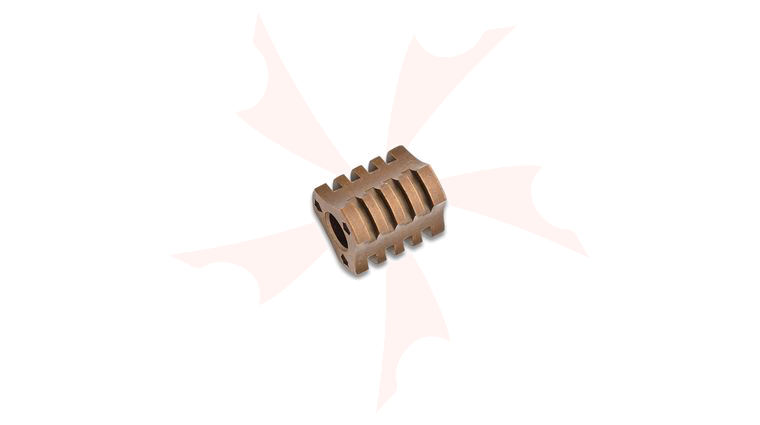 Shirogorov Custom Bronze Radiator 9MM V1 Lanyard Bead
