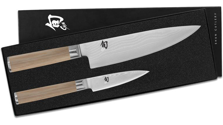 Shun DMS0220W Classic Blonde 2 Piece Starter Set, Gift Box