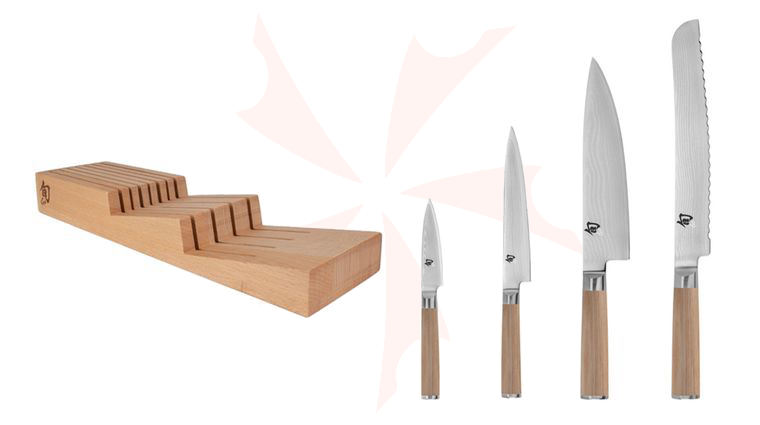 Shun Classic Blonde 5 Piece In-Drawer Knife Set