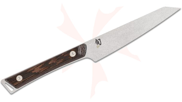 Shun SWTS0430 Kanso Steak Knife 5 inch Blade, Tagayasan Wood Handles