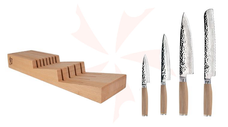 Shun Premier Blonde 5 Piece In-Drawer Knife Set