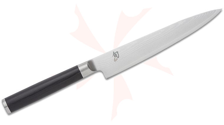 Shun DM0701 Classic Utility Knife 6 inch Blade, Pakkawood Handle