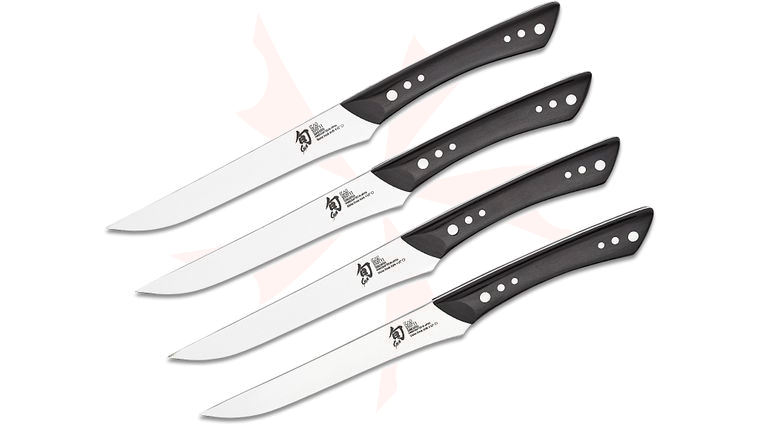 Shun DMS0430 Shima 4 Piece Steak Knife Set
