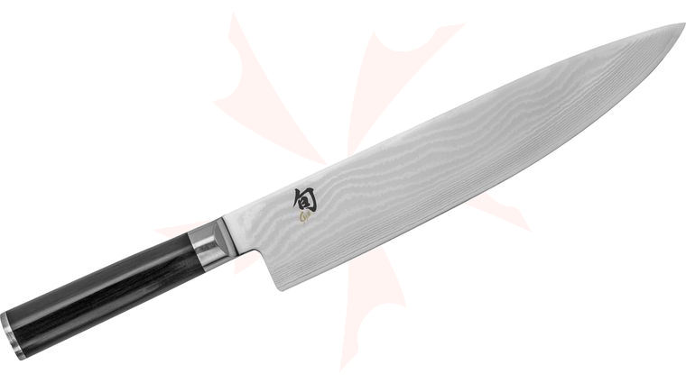 Shun DM0707 Classic Chef's Knife 10 inch Blade, Pakkawood Handle