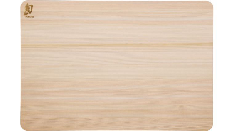 Shun DM0817 Hinoki Cutting Board, Large, 17.75 inch x 11.25 inch x 0.75 inch