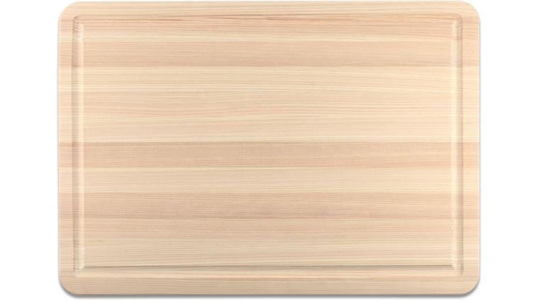 Shun DM0819 Large Hinoki Cutting Board with Juice Groove, 20 inch x 14 inch x 1 inch