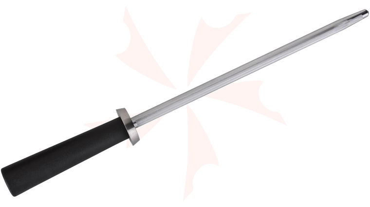 Shun VB0790 Sora Combination Honing Steel, Sure-Grip TPE Handle