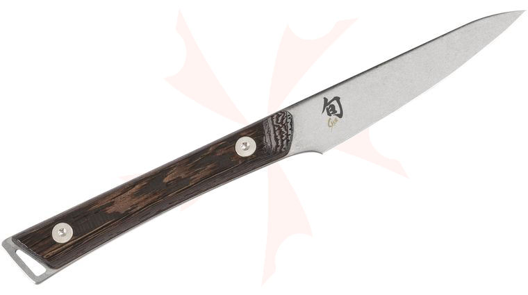 Shun SWT0700 Kanso Paring Knife 3.5 inch Blade, Tagayasan Wood Handles