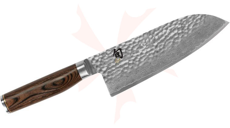 Shun TDM0743 Premier Sumo Santoku Knife 7