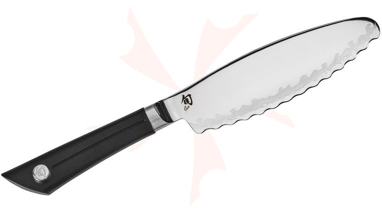 Shun VB0741 Sora Ultimate Utility Sandwich Knife 6 inch Blade, TPE Polymer Handle