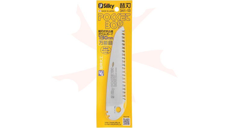 Silky Saws 5.1 inch Medium Teeth Replacement Blade for Pocketboy 130 Folding Saw (Blade Only)
