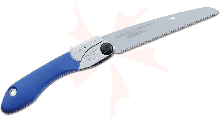 Silky Saws Pocketboy 170 Folding Saw, 6.7 inch Fine Teeth Blade, Rubber/Steel Handle