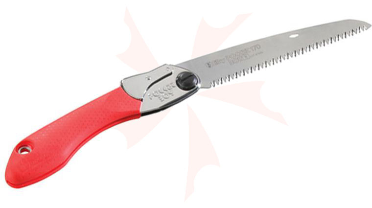 Silky Saws Pocketboy 170 Folding Saw, 6.7 inch Large Teeth Blade, Rubber/Steel Handle