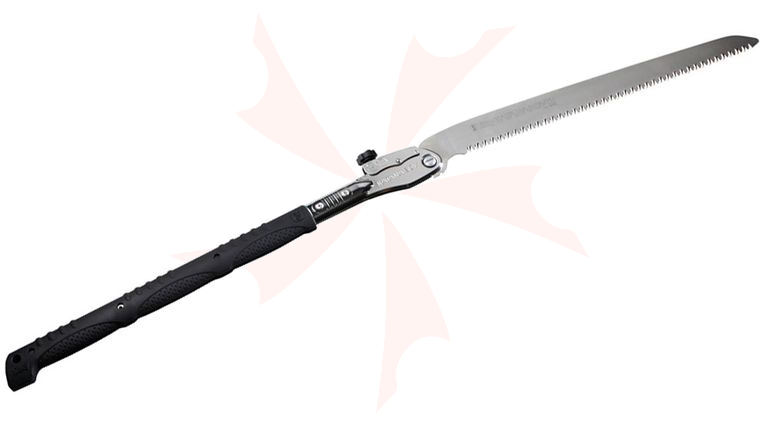 Silky Saws Katanaboy 500 Folding Saw, 19.7 inch Straight Blade, 46.65 inch Overall, Rubber/Steel Handle