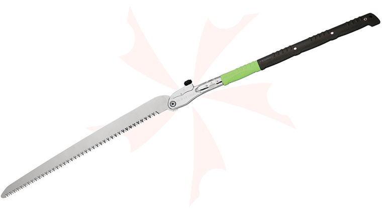 Silky Saws Katanaboy 650 Folding Saw XL, 25.6 inch Straight Blade, 57.1 inch Overall, Rubber/Steel Handle