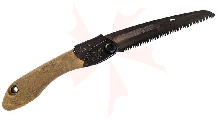 Silky Saws Outback Edition Pocketboy 170 Folding Saw, 6.7 inch Medium Teeth Blade, Arbor Composite Handle